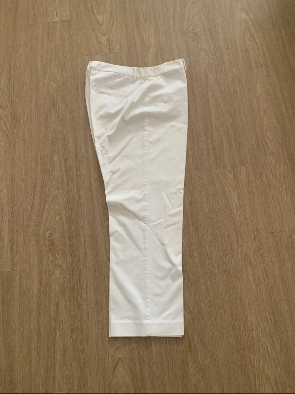 Tahari White strait leg Dress Trousers